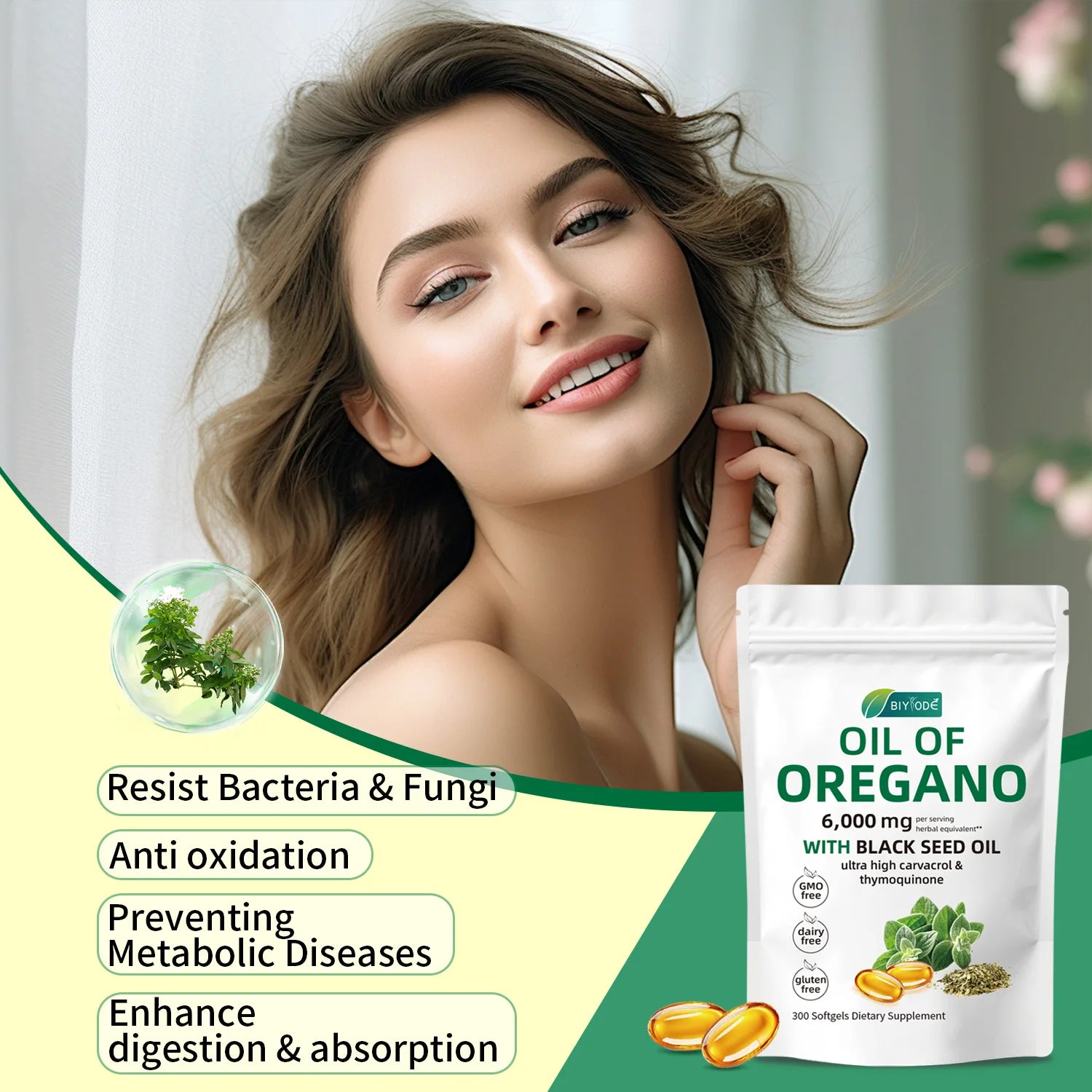 Oregano Black Seed Boost Softgels